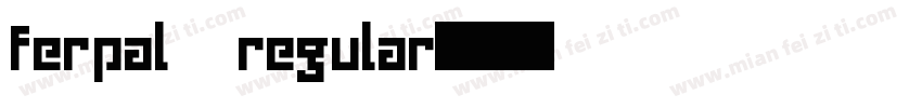 ferpal regular字体转换